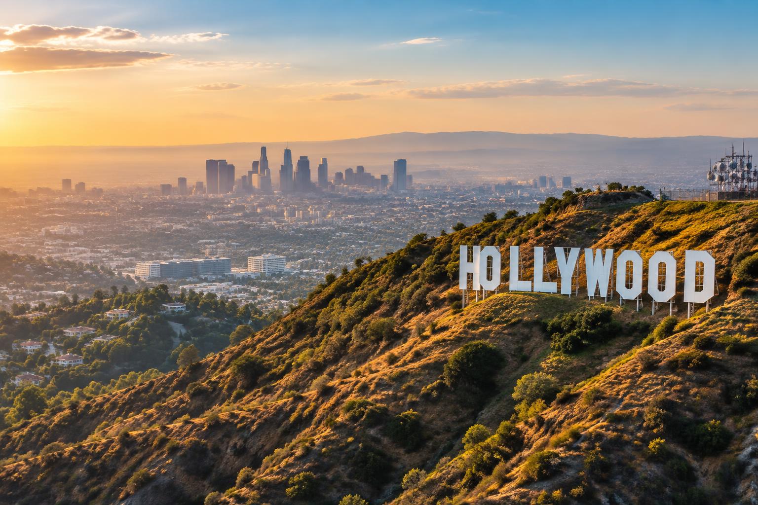Letrero de Hollywood en Los Ángeles